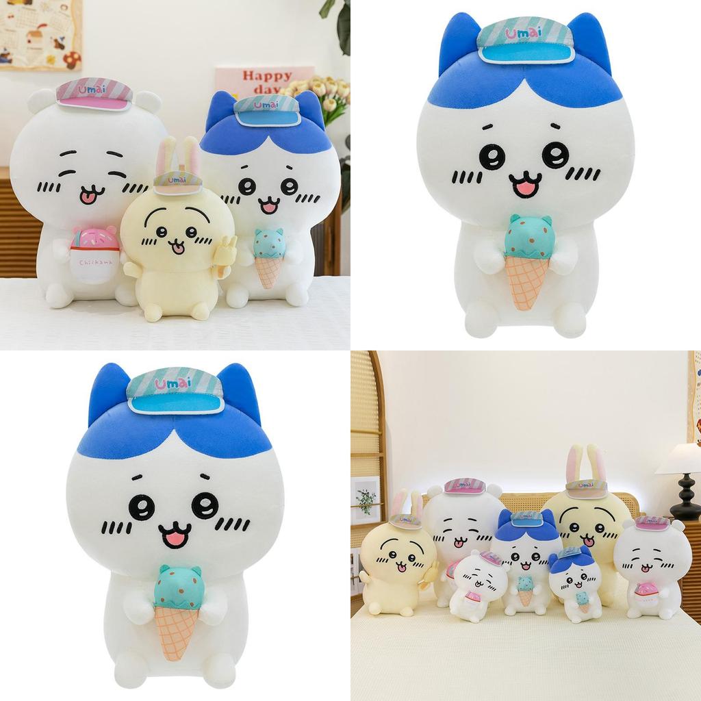 Hachiware Ice Cream Bear Plush Toy Gift For Kids And Collectors