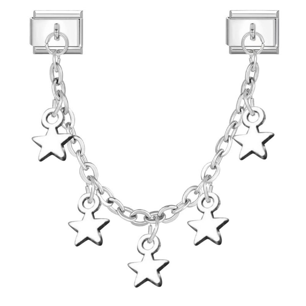 Doppelkettenglied Armband Charms Passend für 9mm Armband DIY Herstellung Charm Italienische Glieder Edelstahl Multifunktionale DIY Armband Bausatz