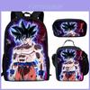 Set Zaino Dragon Ball Con Grande Capacità Zaino Scolastico in Nylon e Astuccio Per Studenti