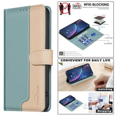 כיסוי פליפ מגן חוסם RFID עבור Redmi Note 13 Pro Plus 12 Turbo 12S 11 11E 10 10S 10T 9 9S עור מחזיק כרטיסים כיסוי ספר