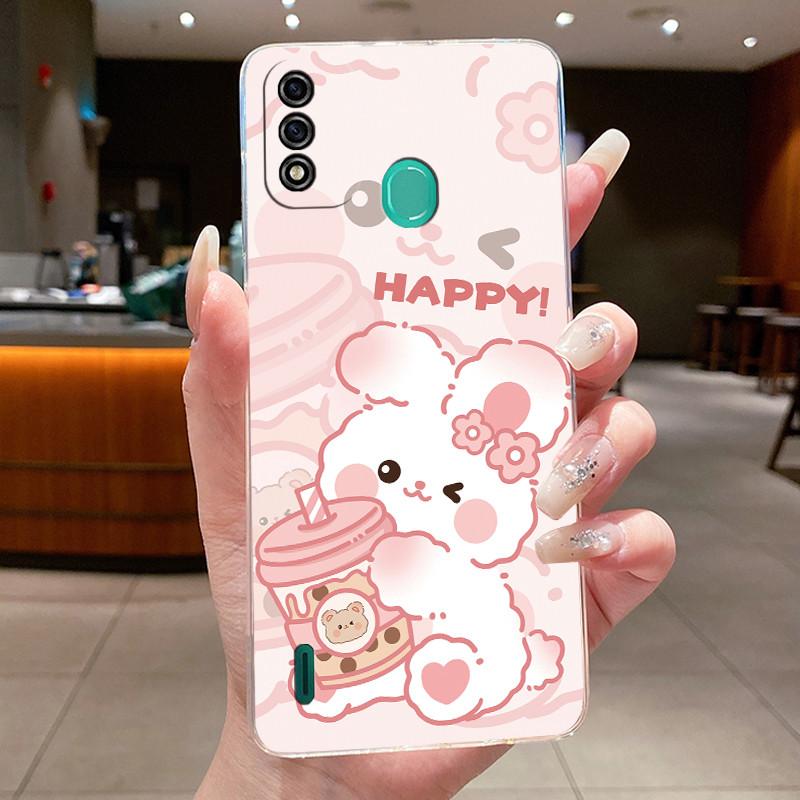 Casing For ITEL A48 Aesthetic Luxury Cute Cool Boys Girls Soft Silicone Phone Case Back Cover For ITEL A48 Transparent TPU Shell
