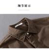 Spring Autumn New Turn-down Collar Fashion Long Sleeve Shirt Man Vintage Printing Button Cardigan High Street Comfortable Tops