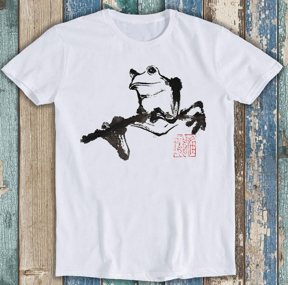 Unimpressed Sad Frog Toad Matsumoto Hoji Japanese Funny Gift Tee T Shirt 2071
