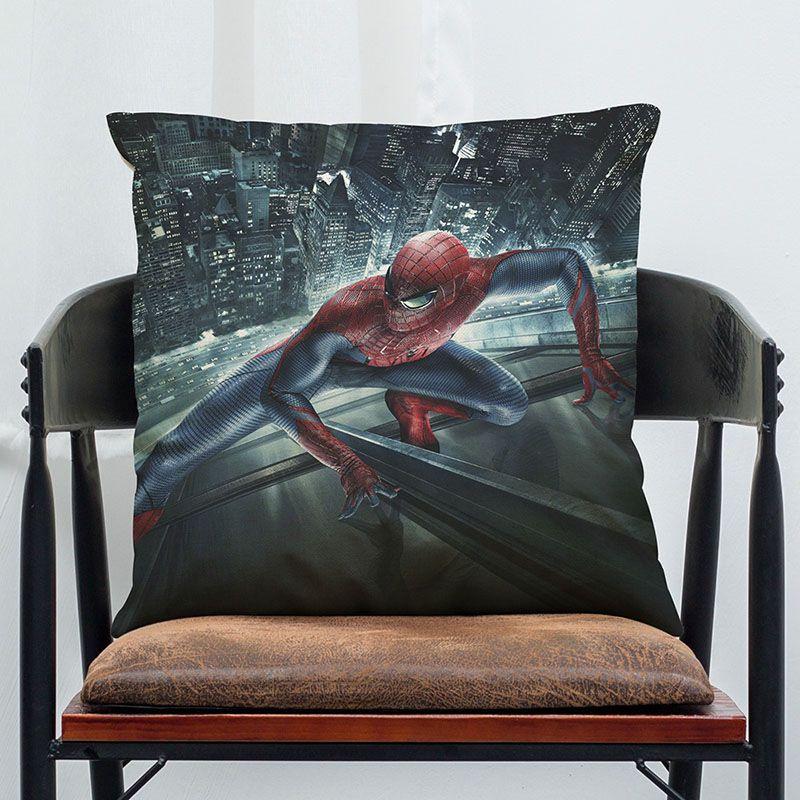 Luxurious Super Soft Avengers Alliance Cushion Cover Featuring Iconic Iron Man Design
