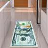 100 Dollar Bill Money Kitchen Floor Mat Home Decor Hallway Balcony Laundry Runners Rugs Bathroom Non-slip DoorMat