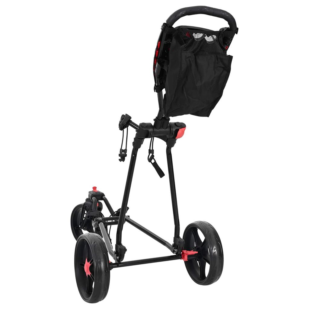 Golf Trolley Black 110 x 60 x 132 cm Iron