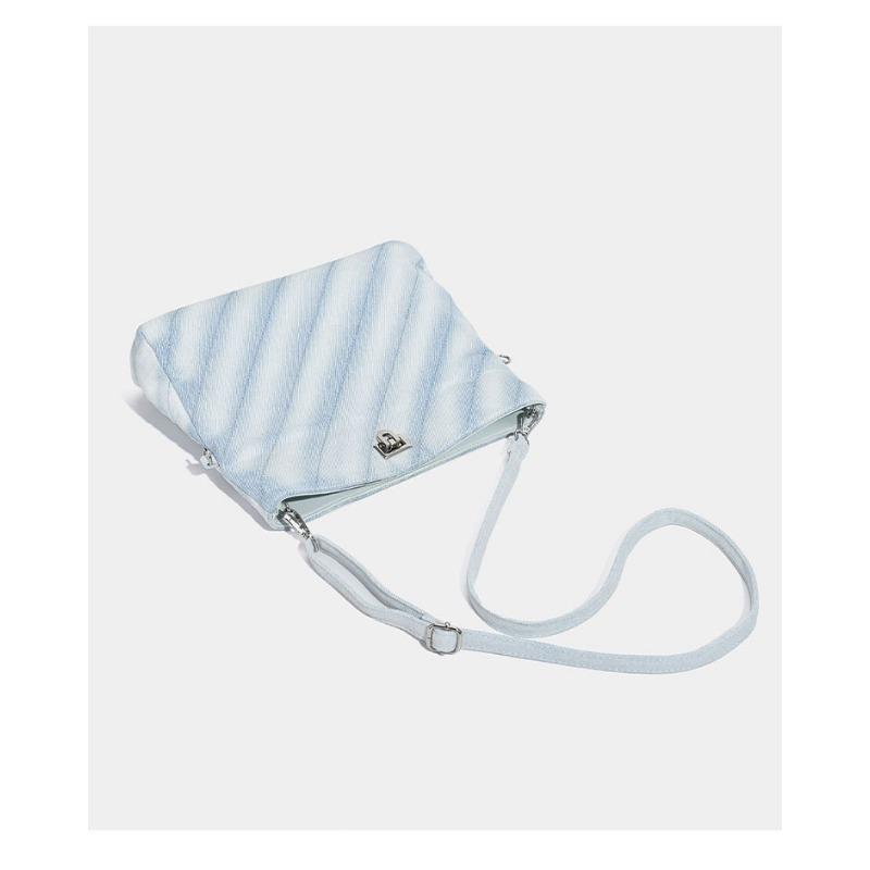 Large-capacity Foldable Tote Bag, Twill Shoulder Bag, Chain Crossbody Bag