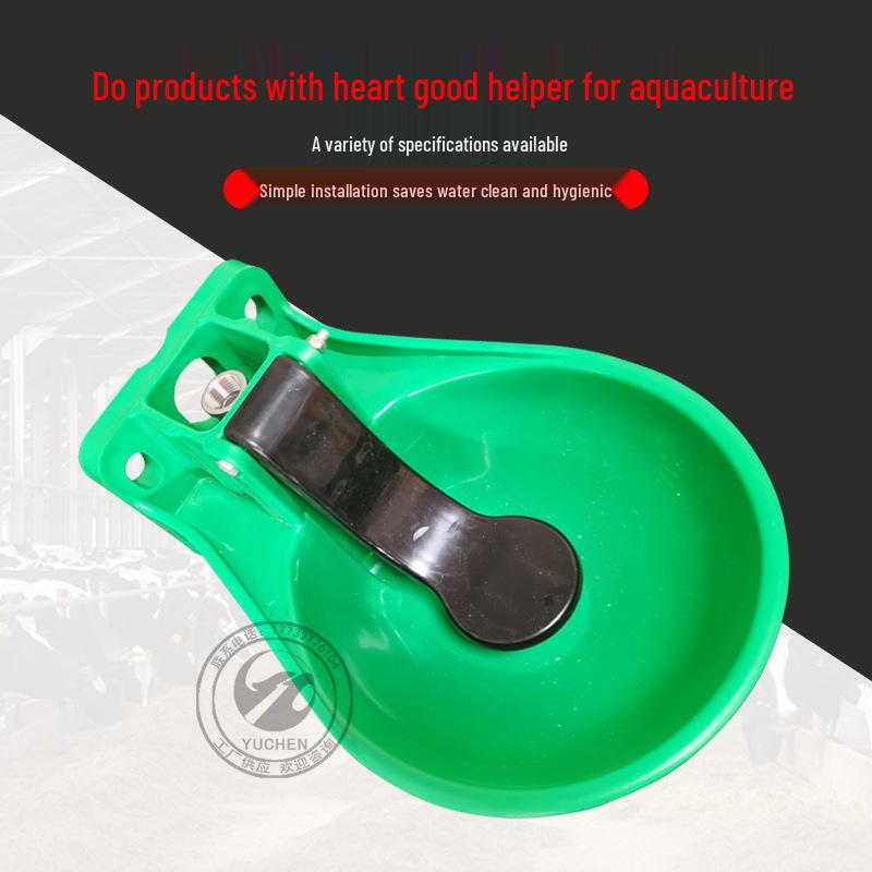 Thickened Plastic Automatic Drinking Bowl for Cattle, Horses, and Donkeys - Large Size Water Trough