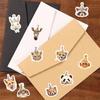 500Pcs/Roll Birthday Party Animals Kids Rewards Stickers - DIY Scrapbooks Album Decor Sealing Label Decals
