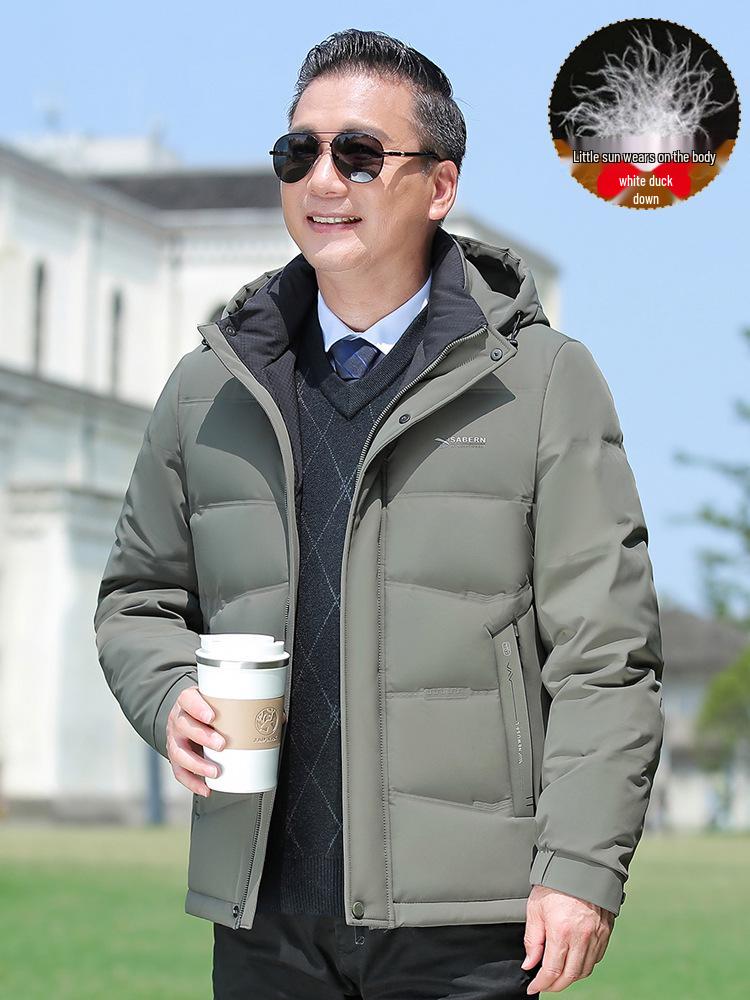 Men's Winter Down Jacket for 50s & 60s - New Style for Middle-aged & Elderly