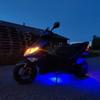 LED Lights for Motorcycle Accessories RGB APP Sound Control Moto Backlight Flexible Waterproof Decoration Light Neon Strip 12v