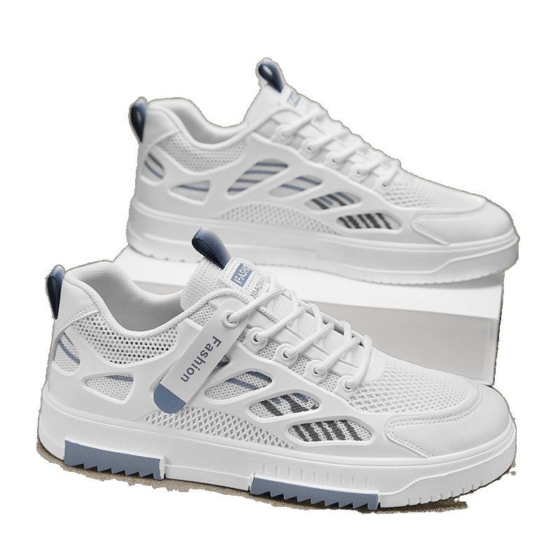 New summer breathable mesh casual board shoes heightening soft-soled sports little white tide shoes
