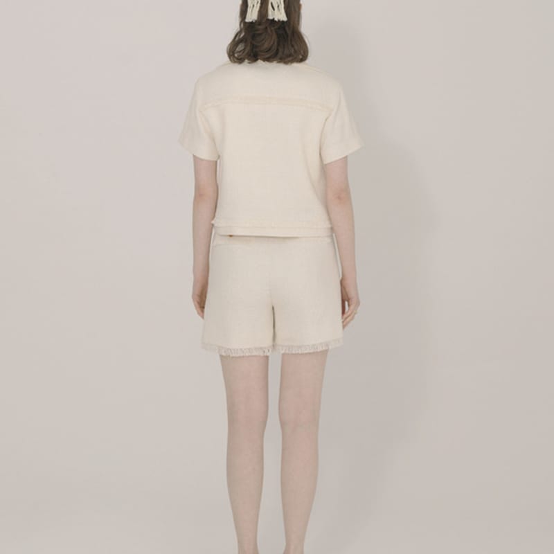 iCE GARDEN Fringe Detail Ribbon Hairpin