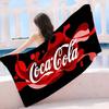 C-Coca C-cola Vintage Logo Mikrofaser Bedrucktes Strandtuch Bergsteigen Yoga Strand Schwimmen Laufen Saugfähiges Weiches Handtuch