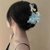 1pc Summer Super Fairy Orchid Flower Gripper New Butterfly Hair Clip Fresh, Sweet, and High End Headwear