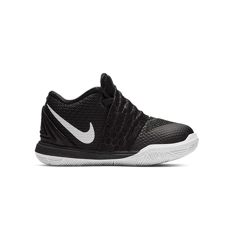 Nike Kyrie 5 Toddler Shoes Black White Infant And Toddler AQ2459-901