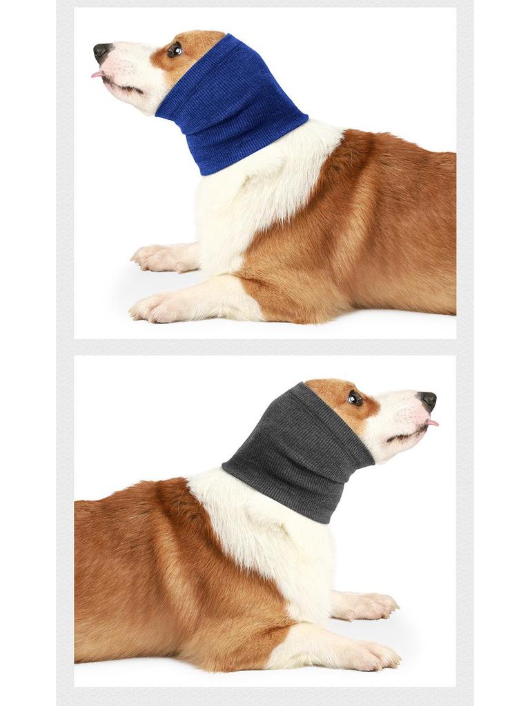 Pet Dog Calming Hood Scarf - Anti-Startle, Warm, Cold-Resistant, Anxiety Relief