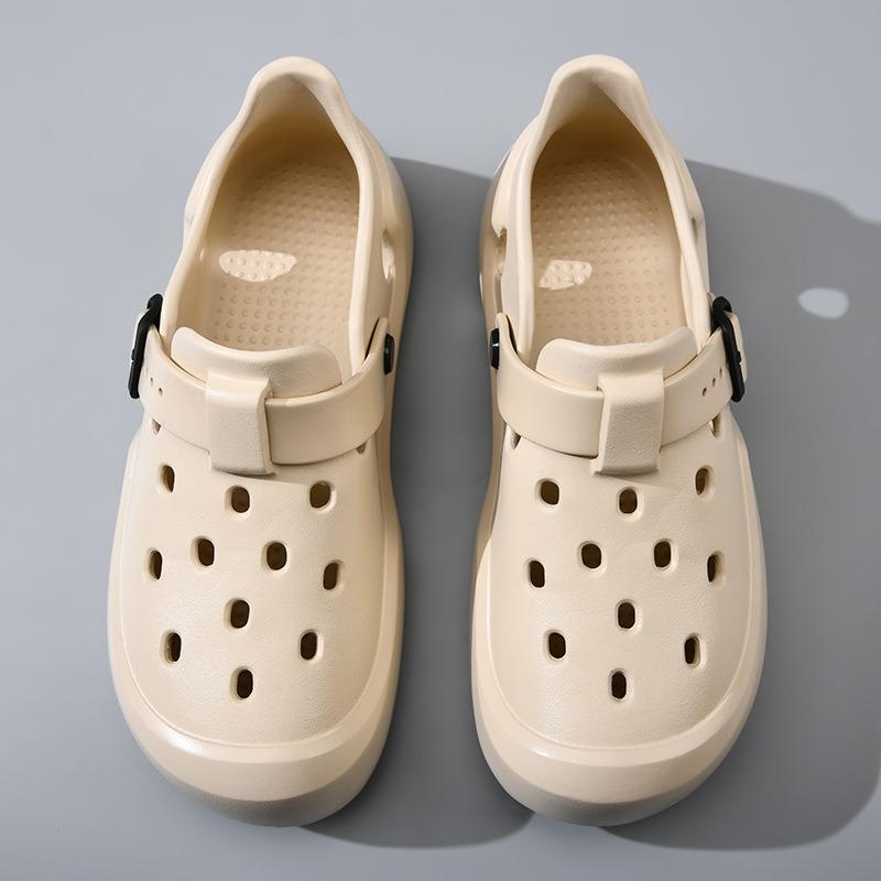 Wading Shoes Summer New Heightening Non-slip Hole Shoes Women Wear EVA Outdoor Sports Shoes Hiking Shoes