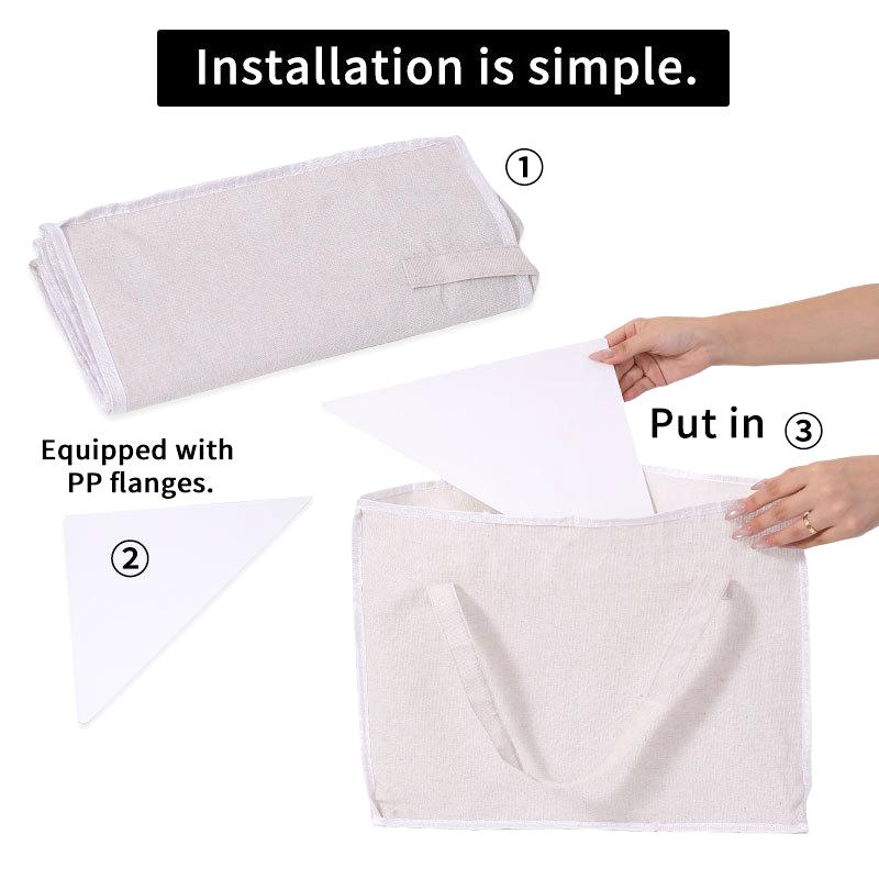 Multifunctional Clothe Hanger Organizer Bag Triangular Space Saving Hanger Organizer With Handle Waterproof Portable Storage Bag