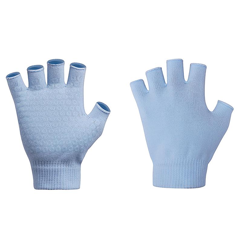 Women Non-Slip Yoga Gloves Breathable Fitness Pilates Half Finger Glove Sport Outdoor Cycling Fishing Workout Mittens For Gym