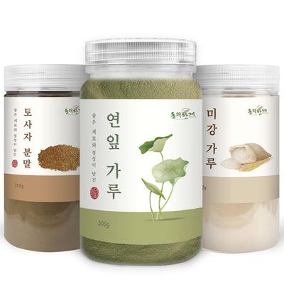 Dongeuihanjae Body Dolphin Pack 900g Tosaja Powder, Lotus Leaf Powder, Rice Bran Powder, 1 Set
