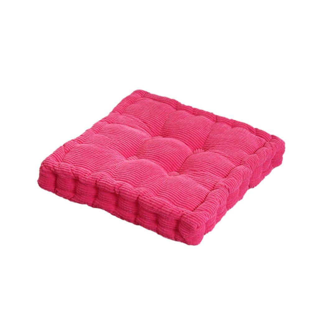 Solid Color Tufted Seat Cushion Thickened Sofa Cushion Durable Chair Mat  Office