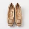 WELLFIT Low Heel Flat Made In 118034700008 [Diana] Shoes, Japan, Beige, 22.0cm,