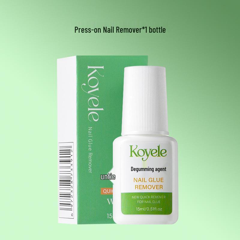 

Douyin Popular Odorless Press-On Nails with Peelable, Reusable Glue - No Heat or Lamp Needed