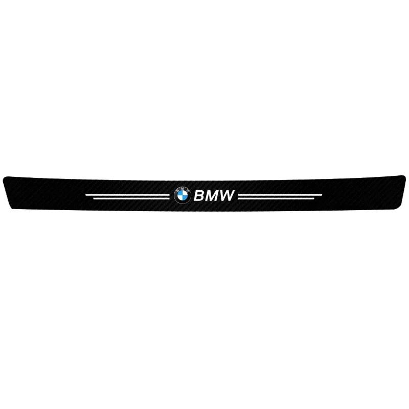 

Hot 2025 1/4/5Pcs Leather Car Door Sill Protector Carbon Fiber Sill Strip For BMW E36 E87 E92 E91 E30 E34 E53 E61 E62 E93 G30 G2