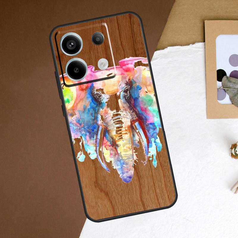 Bamboo Wood Pattern Skull Print Case For Xiaomi Redmi Note 13 11 9 10 12 Pro Plus 9S 10S 11S 12S Redmi 13C 9C 10C 12C Cover