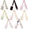 Simple Pattern Bow Phone Lanyard for Bus Card Work ID Badge Unisex Keychain Access Credit Card Holder Case Bag