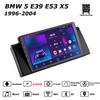 Android Car-Play Car Radio For BMW 5 E39 E53 X5 1996-2004 Multimedia Player Head Unit Stereo GPS Navigation BT WIFI,2+64GB