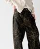 THE GREEN LAB Leopard Print Pants [Khaki Brown]
