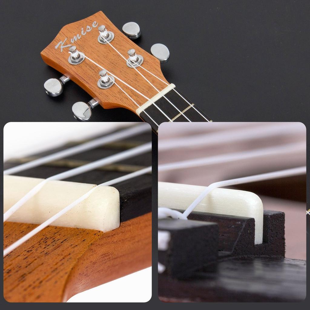 Kmise Concert Ukulele 23 Inch Ukulele Tuner and Case Top Design with Laser Included!