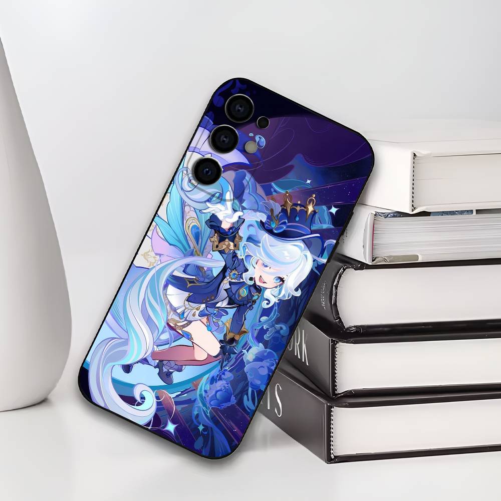 F-Furina G-Genshin I-Impact Phone Case Silicone Soft For Samsung S25,S24,S21,S22,S23,S30,Ultra,S20,Plus,Fe,Lite