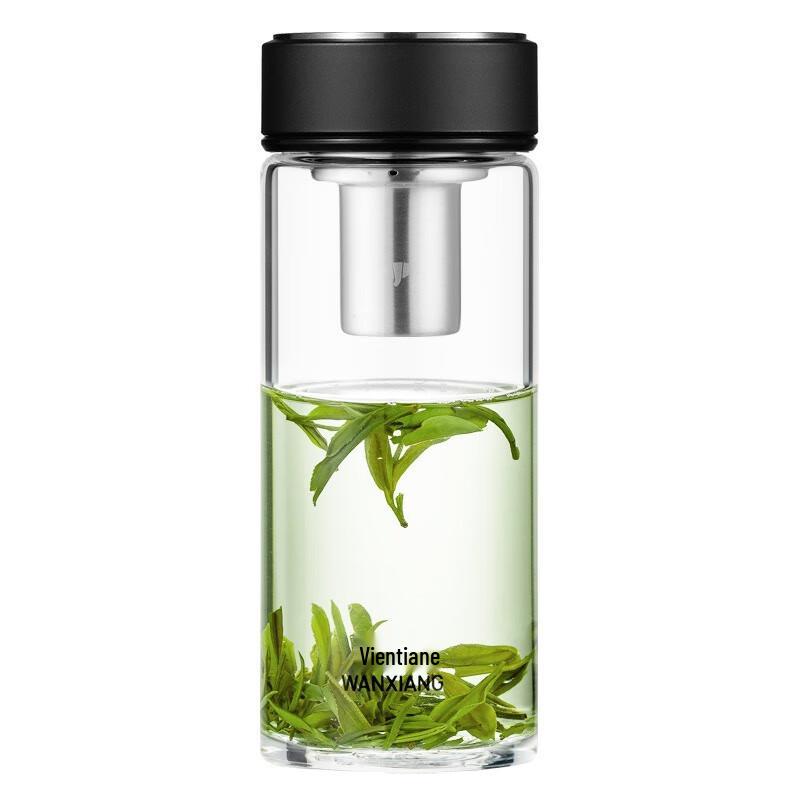 Wanxiang Portable Glass Tea Infuser Bottle