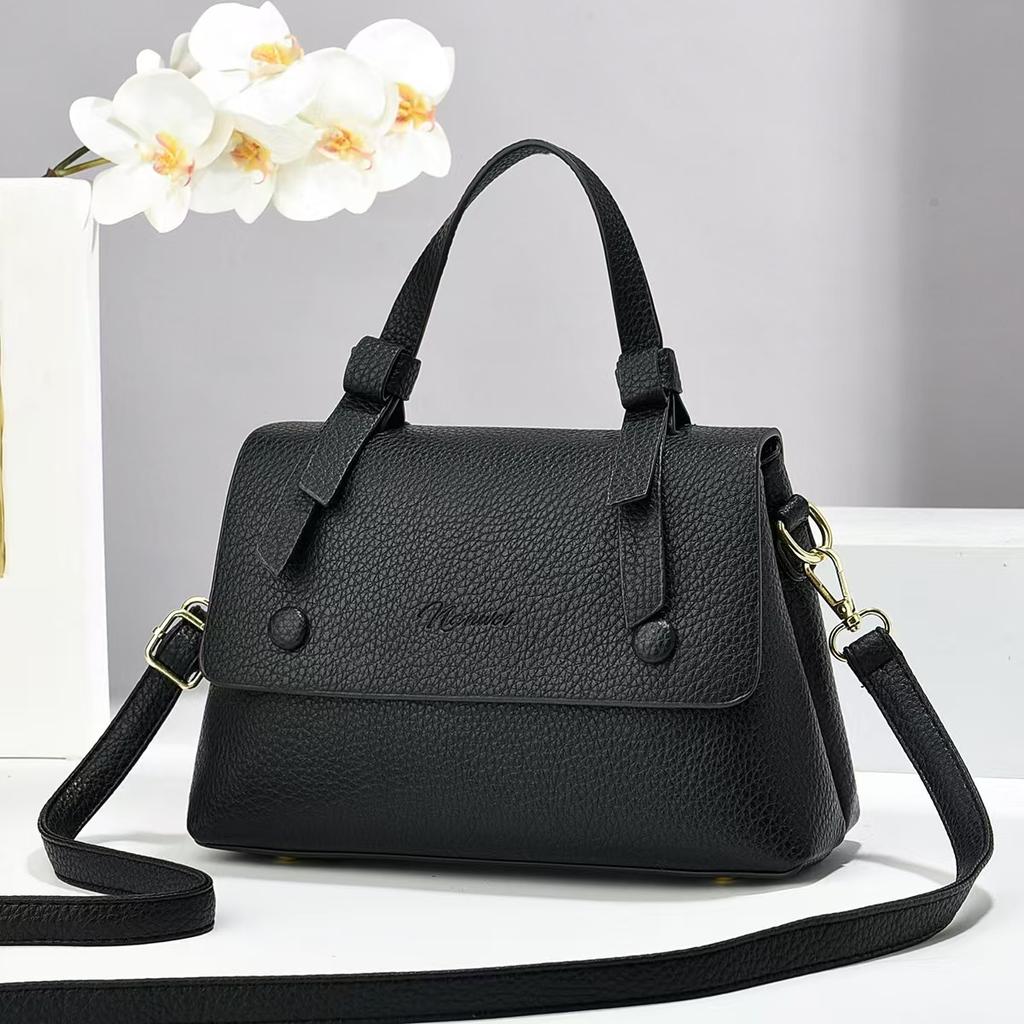 Bag Women's Handbag Simple Crossbody Bag Shoulder Bag Versatile Travel Storage Solid Color