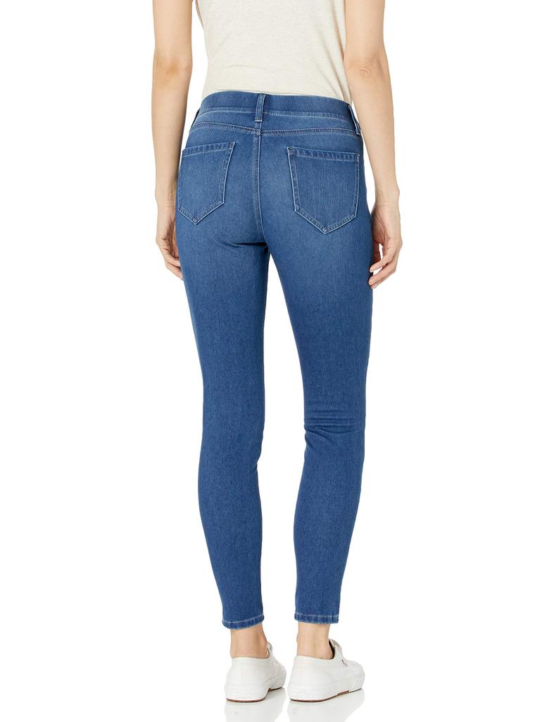 Amazon Essentials Stretch Medium Size Short Women's Pull-On Jeggings, Wash, M,