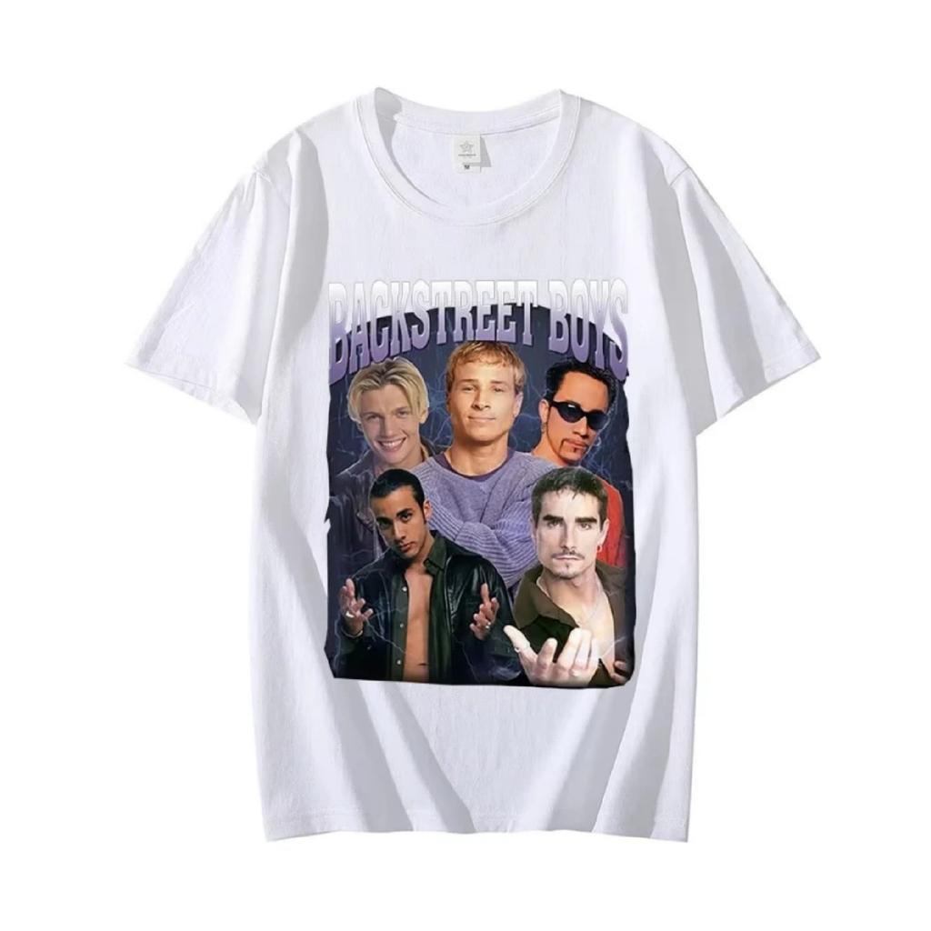 Backstreet Boys T-Shirt Unisex 90s Vintage Tee Shirt Boy Band Mens Womens Throwback Homage T-Shirts Funny Hip Hop Streetwear