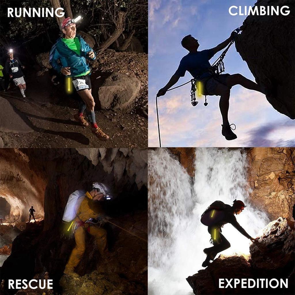 5 ks lze zavěsit svítící tyčinky rekvizity na párty Venkovní světelné nástroje 6 ml