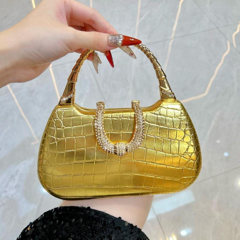 Handbag Evening Bag High-end Style Crossbody Bag Fashion and Simplicity Set of Single Shoulder Bags with Diamonds