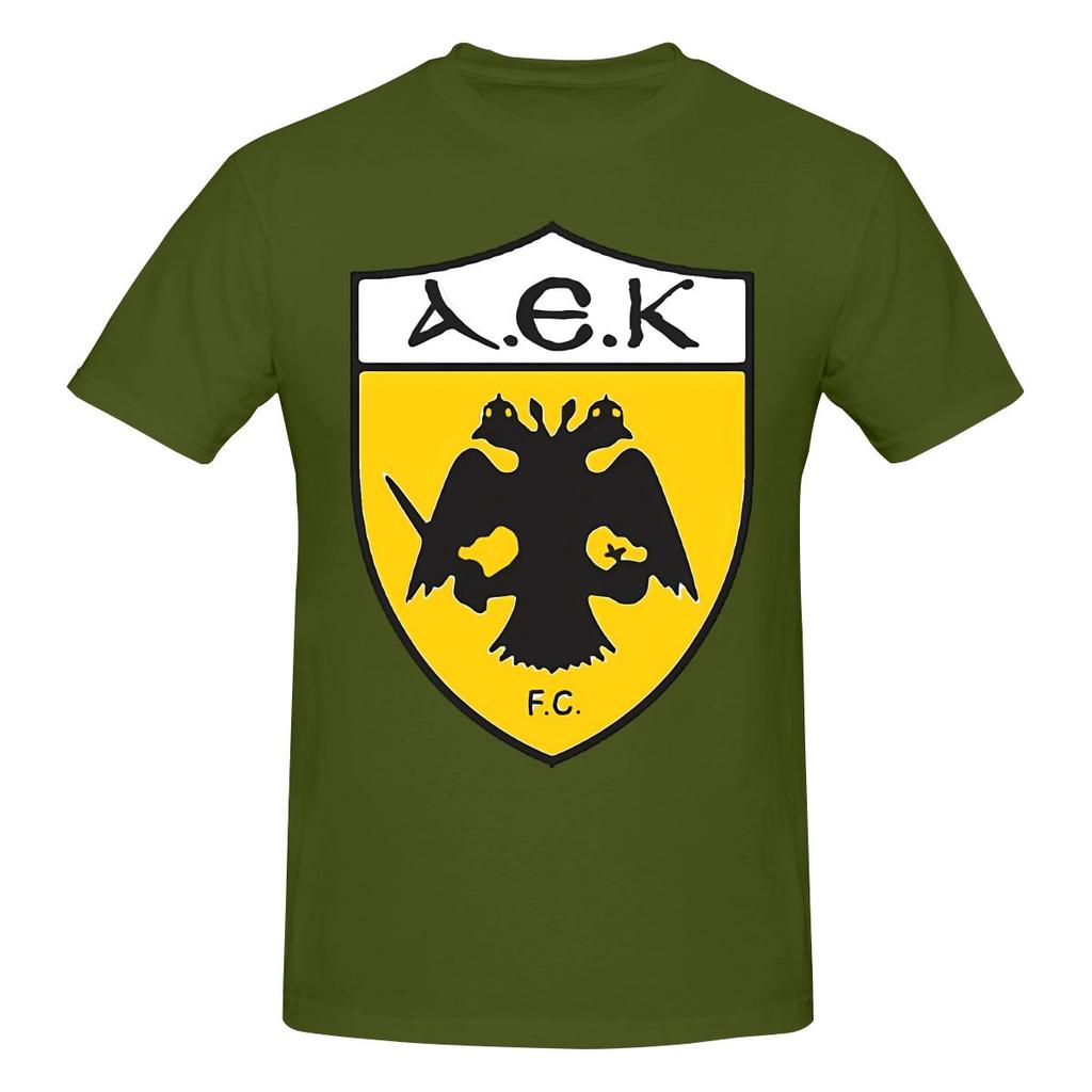 Divertente Aek Atene Dalla Grecia Unisexs Maglietta Stampata Unisex T Shirt Harajuku