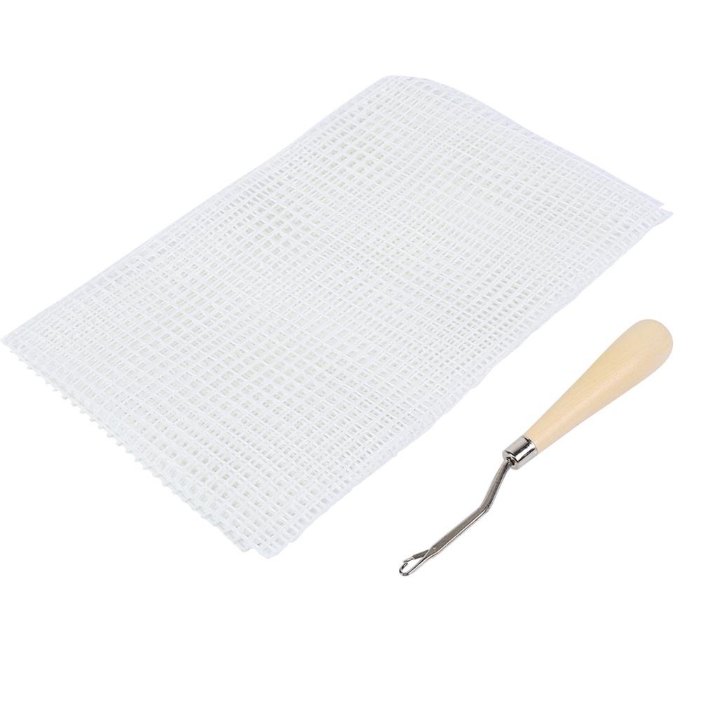 Canvas Mesh Rug Making Mesh Latch Hook Included Crocheting Tools Latch Hook Tool Household DIY