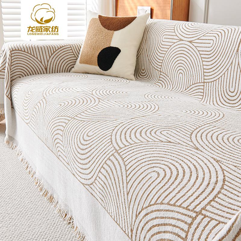 Full Cover Chenille Four-season Sofa Towel Sofa Cushion Cushion Cover Non-slip Sofa Cover Full Set Blanket
