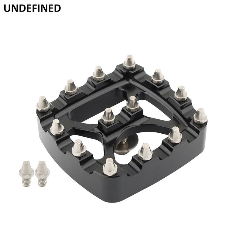 

MX чехол для педали тормоза черный с ЧПУ маленькая подставка для ног чехлы для педалей для Harley Dyna Fat Bob FXDF FXDL1993-2017 Softail FXBB чёрный