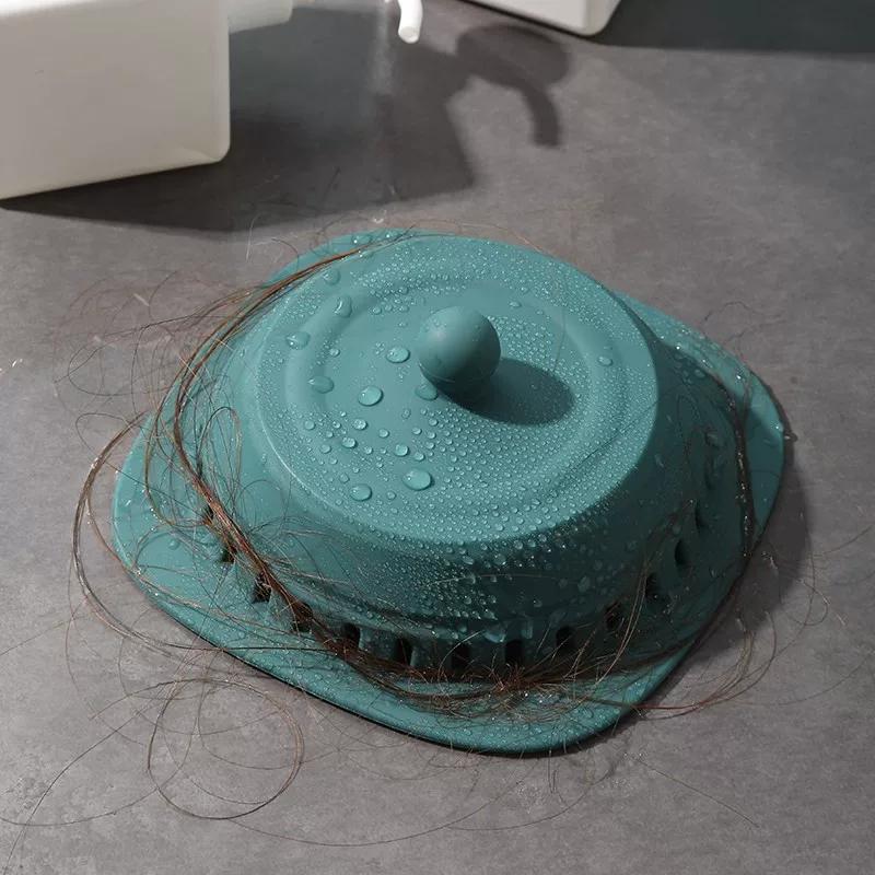 Floor Drain Anti-Odor Silicone Mat Toilet Odor Removal Sealing Cover Bathroom Sewer Anti-Odor Device
