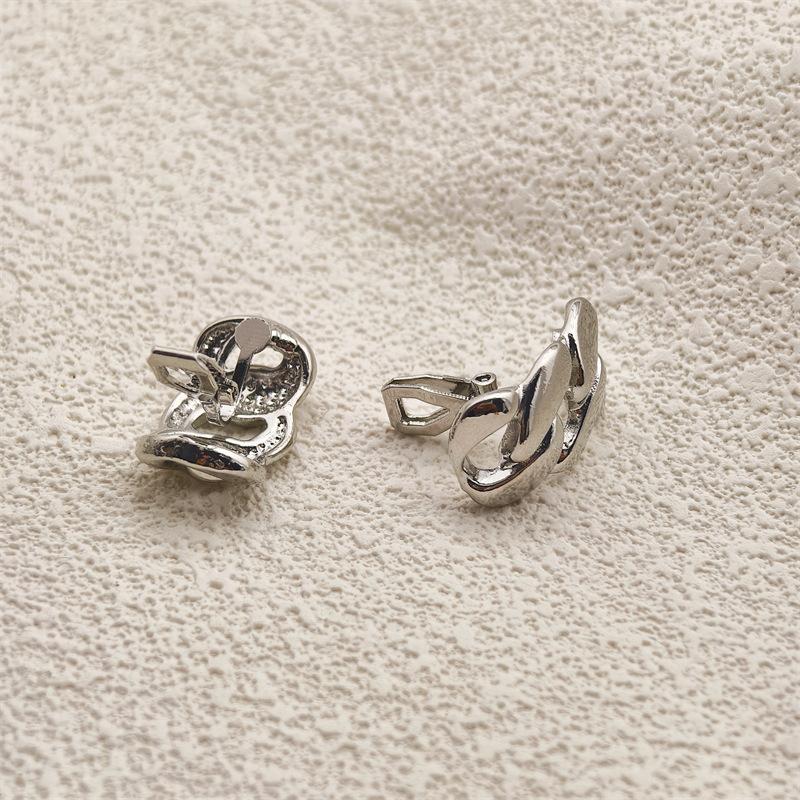 No Ear Piercings Chain Ear Loops Earrings Ear Clips Simple Earrings