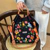 2024 Eco-Friendly Nylon Embroidered BallChain Tote: Stylish, Handheld Fashion Shopping Bag