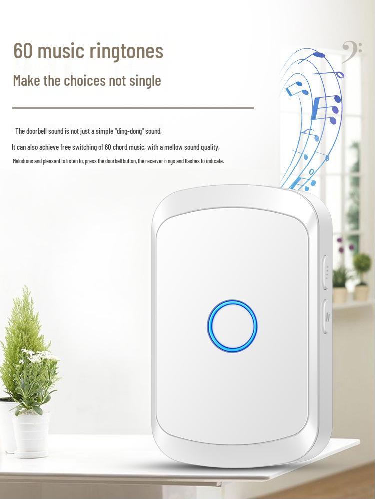Battery-Free Long-Range Smart Wireless Doorbell Receiver for Elderly