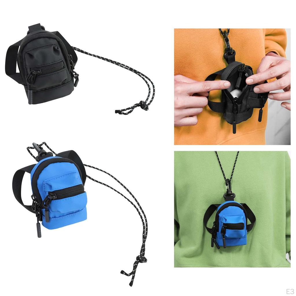 Earphone Travel Pouch, Carrying Case, Wallet, Pendant, Waist Bag, Small Card Holder,